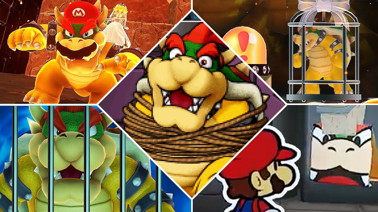 Evolution of Bowser being Rescued by Mario (2003 - 2020)