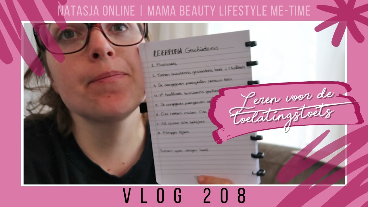 LEREN voor TOELATINGSTOETS📚 + TOETS maken + HERFST wandelingen!🍂 | VLOG 208 | Natasja Online