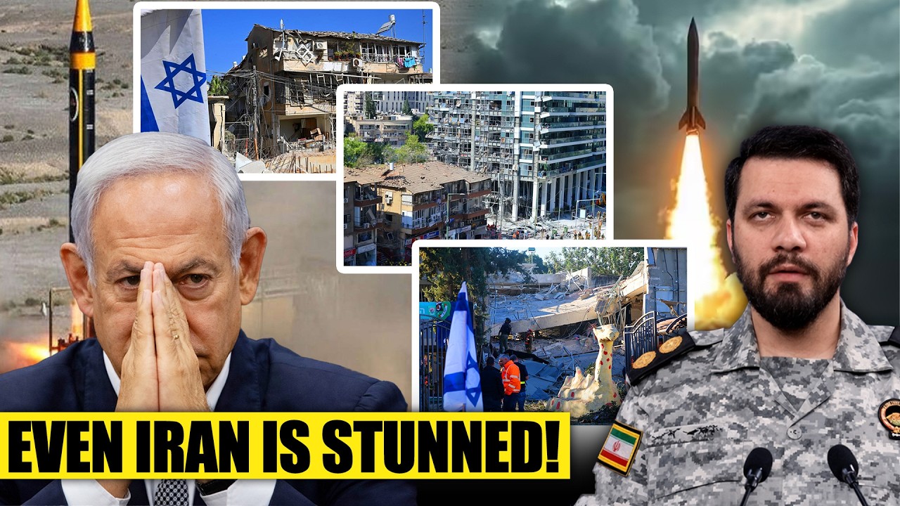 LEAKED! shocking footages from Iran's attack on Israel during war GOES VIRAL IN AMERICA - OPTM