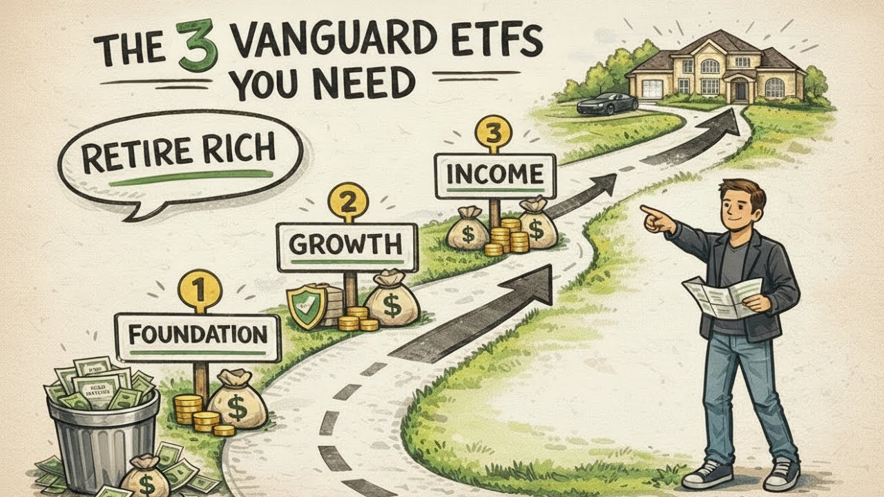 3 Best Vanguard ETFs for Long-Term Growth (Most Investors Overcomplicate This)