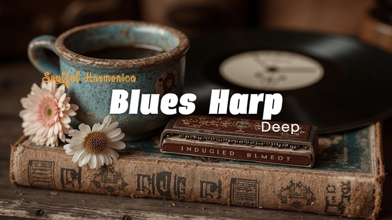 Deep Blues Harmonica ~ Душевные Ночные Вибрации | Винтажный Звук Губной Гармошки
