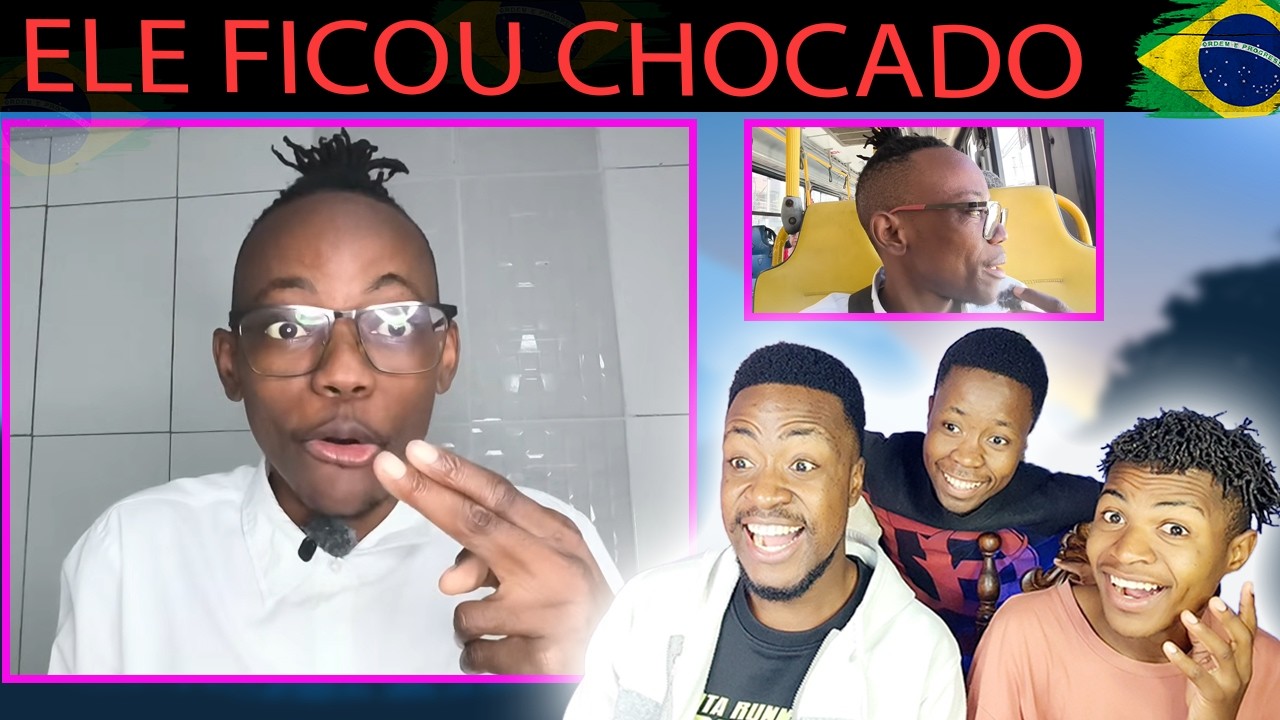 ELE FICOU CHOCADO NO PRIMEIRO DIA DE AULAS NO BRASIL