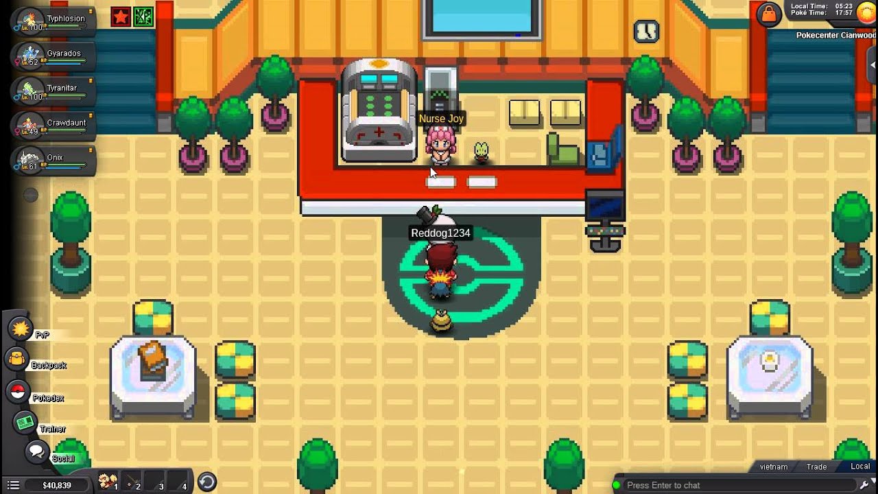 Gym 5 part 2 Johto Pokemon Revolution Online