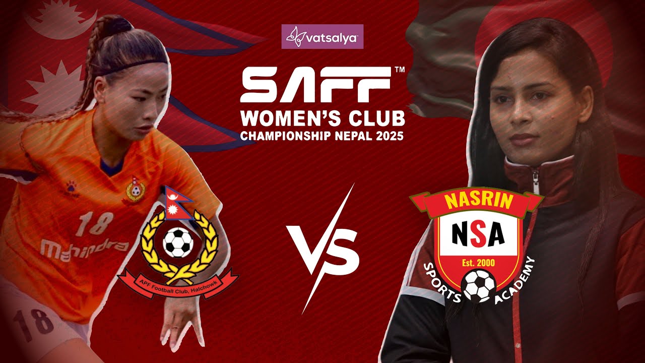 Nasrin Sports Academy (Bangladesh) vs APF Football Club (NEPAL) 🔴LIVE