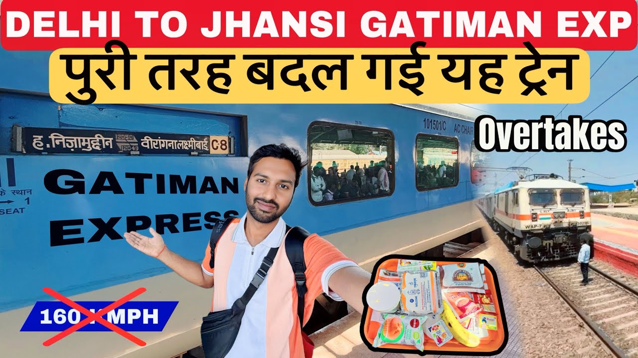 *Badal Gai yeh Train ekdam* 😳 Gatiman Express Journey