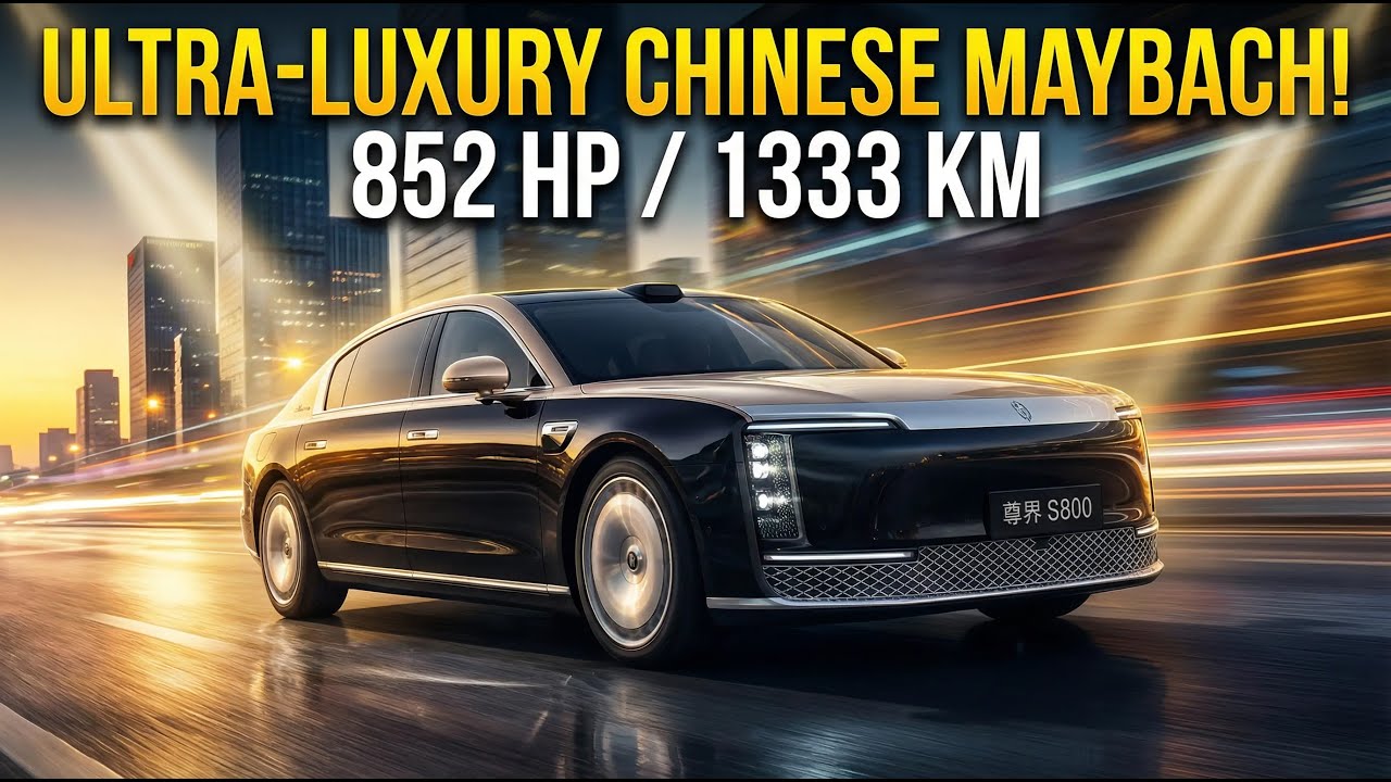 NEW 2026 Huawei Maextro S800 - Ultra-Luxury Chinese EREV