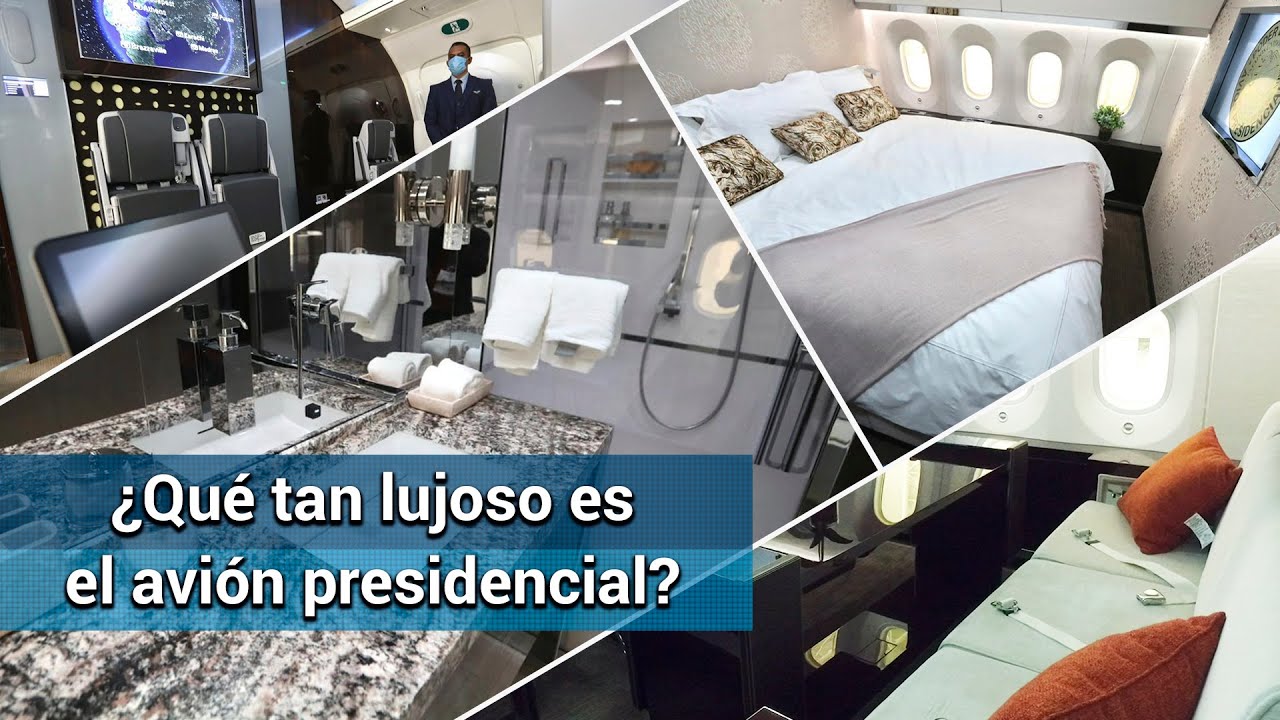 Los lujos del avión presidencial con los que viajó Peña Nieto