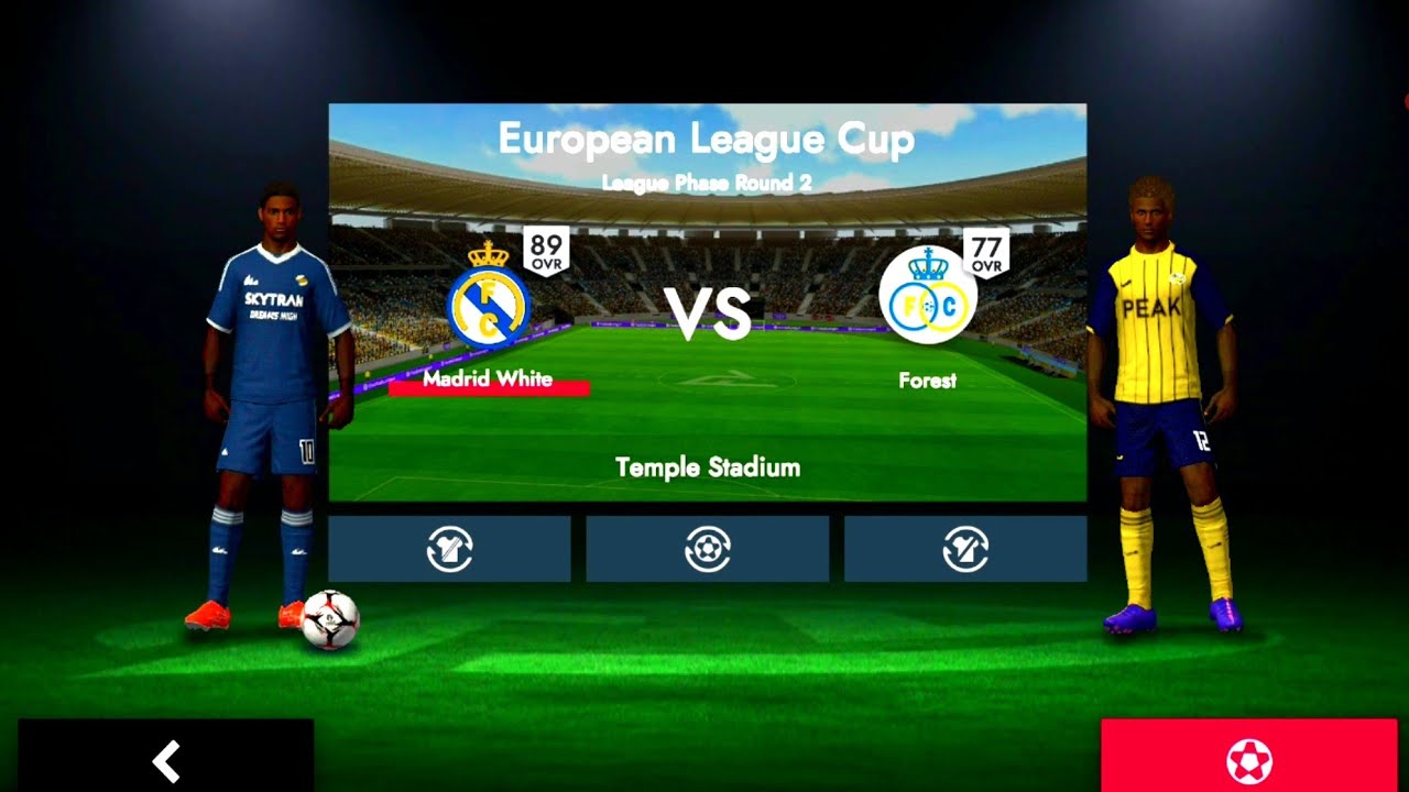 FOOTBALL2026 [EUROPEAN LEAGE ROUND ONE MADRID]