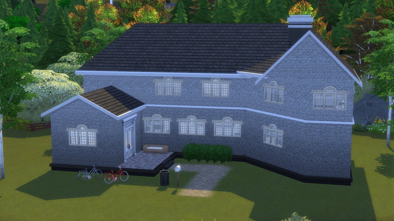 🏡 Casa Familiar Minimalista | Construcción Los Sims 4 | Modern Minimalist Family Home #20