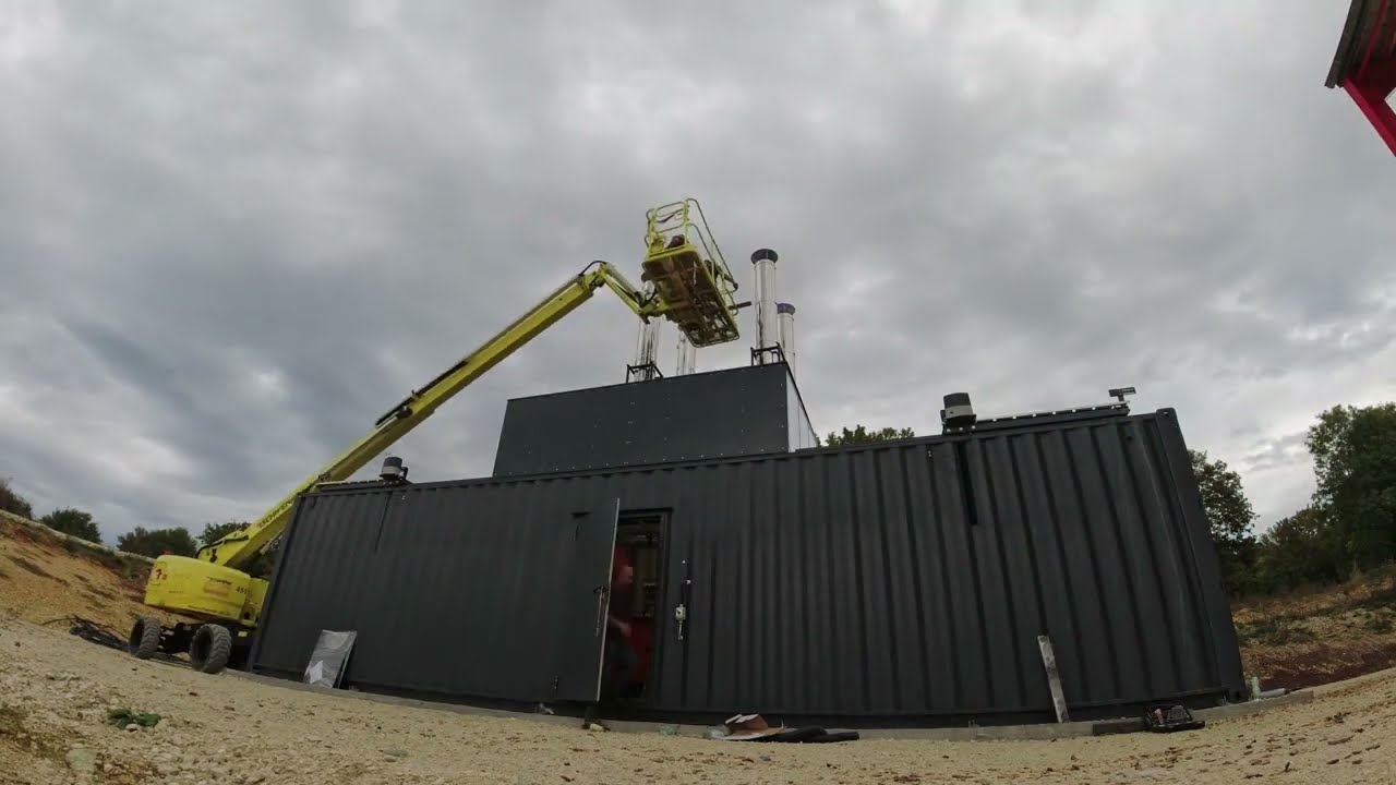 Kotłownia kontenerowa 80-600 kW na zrębki drzewne i pellet
