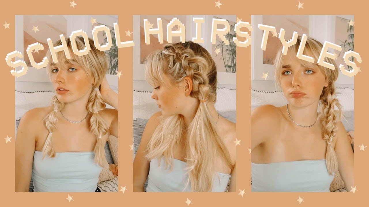 quick, easy, no heat hairstyles for back to school!
