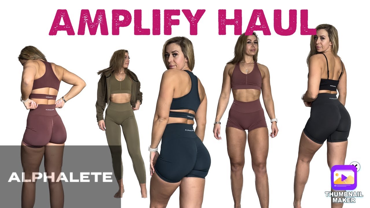 Alphalete birthday sale  haul -NEW AMPLIFY COLOURS