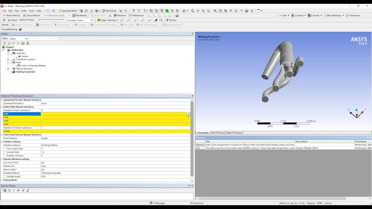 ANSYS Workbench Poly Meshing for Fluent v1.5