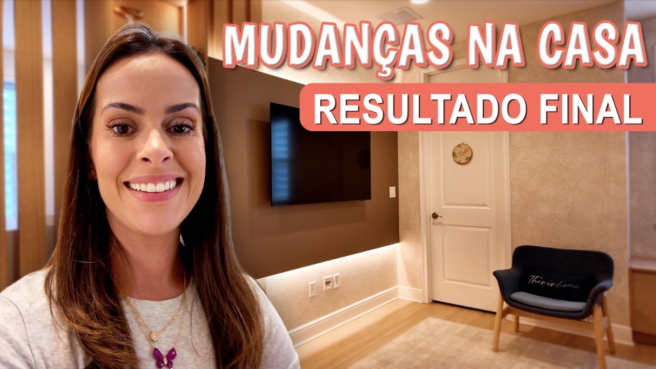 Um Dia da Nossa Rotina em Família + Mudanças na Casa (Quarto, Academia e Loft)