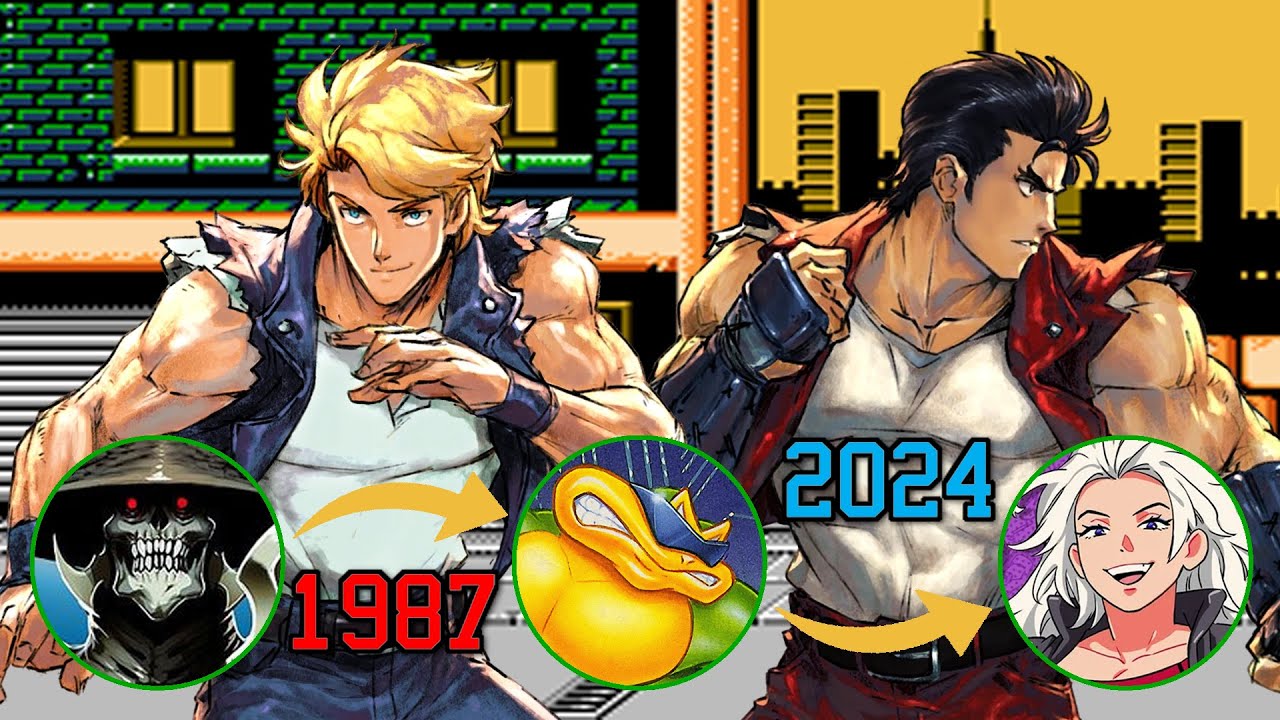 Double Dragon 1987 - 2024 | Game Evolution