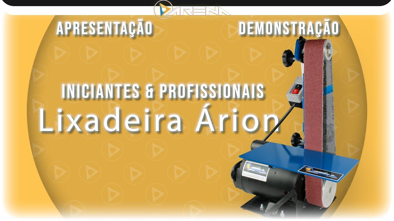 Lixadeira Árion | Demonstração | Arena Cutelaria