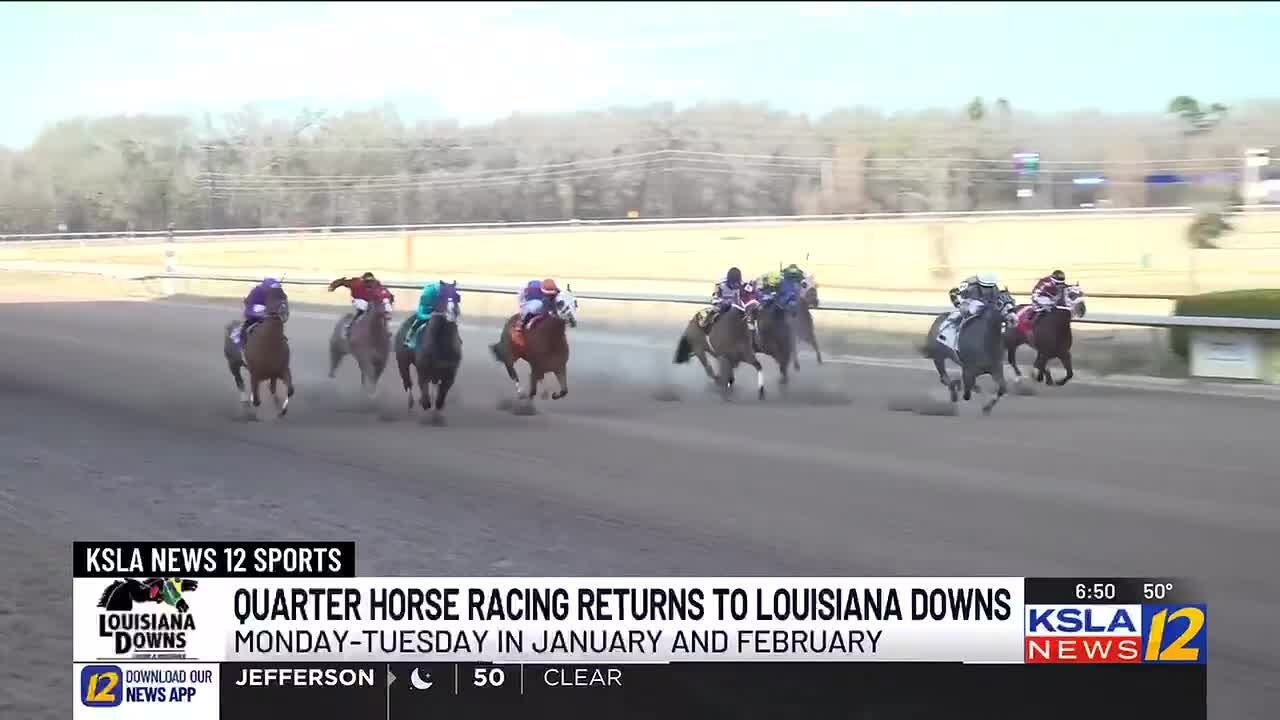 Quarter horse racing returns to Louisiana Downs