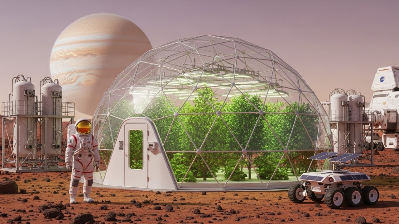 Growing Life on Mars | 11.8 KG Oxygen Produced | Complete Bio-Dome Greenhouse Mission