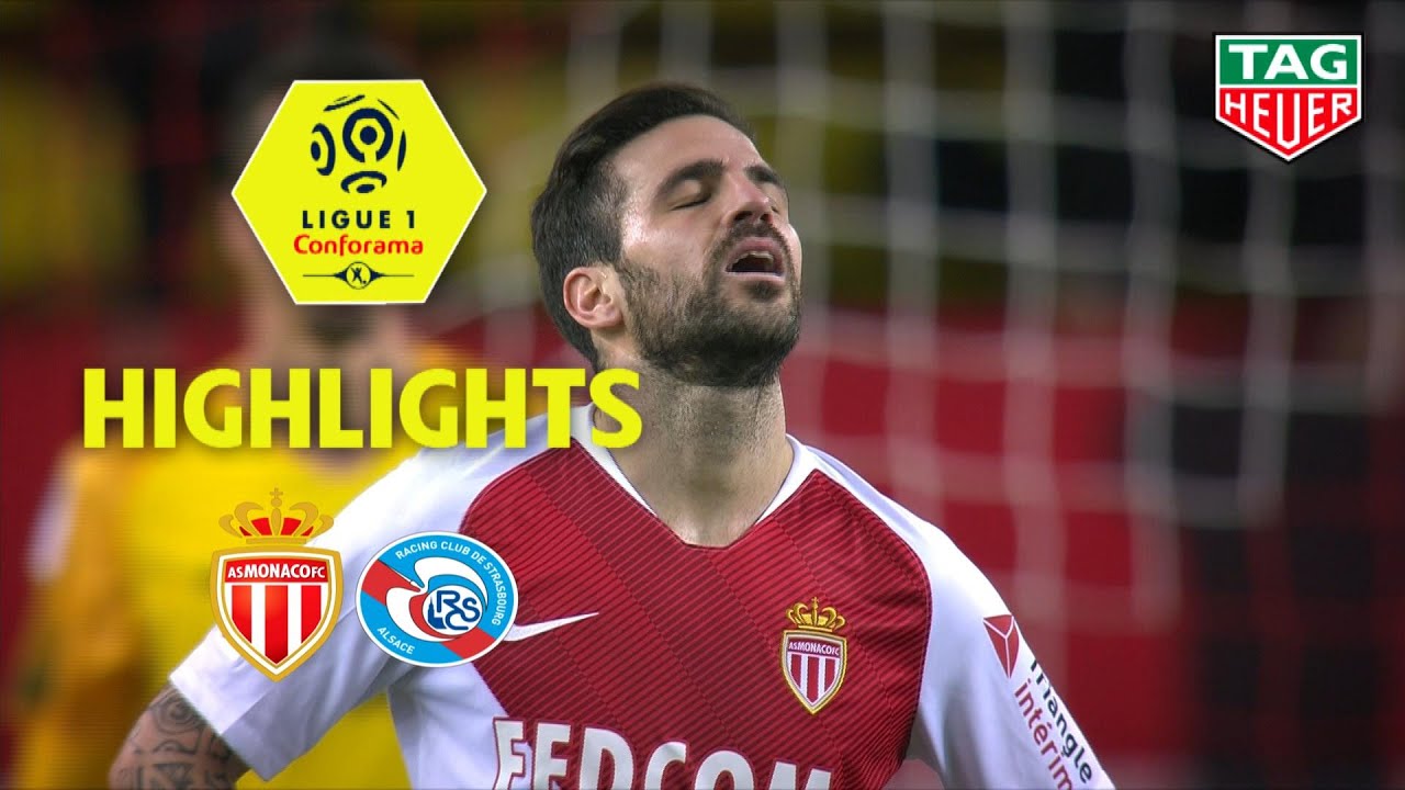 AS Monaco - RC Strasbourg Alsace ( 1-5 ) - Highlights - (ASM - RCSA) / 2018-19