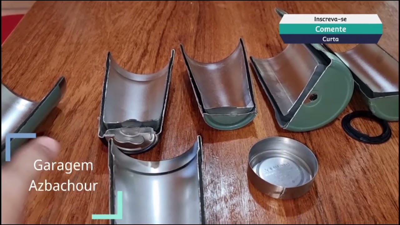 Qual a espessura das camadas de inox dos copos térmicos?  COLEMAN x STANLEY x RÉPLICA