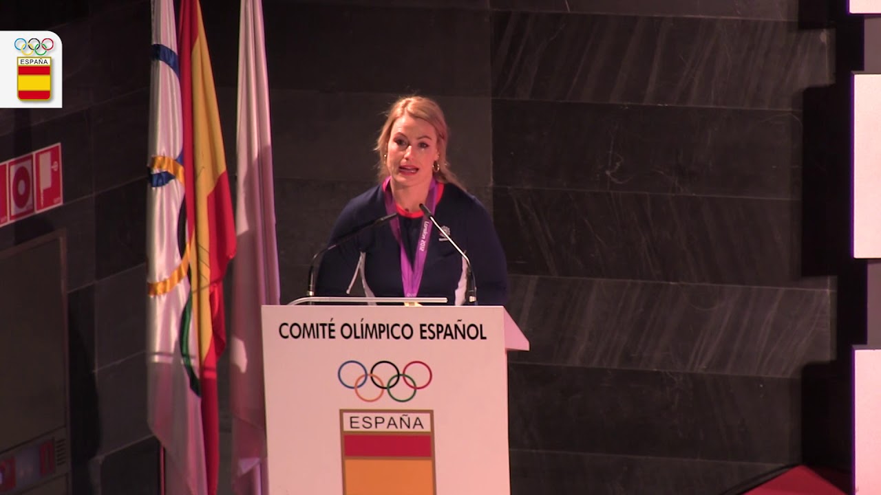 Lydia Valentín recibe la Medalla de Oro de Londres 2012