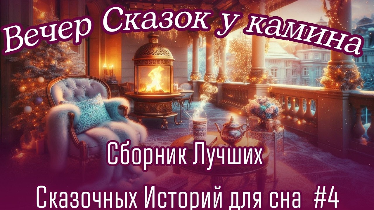 🔥Вечер Сказок у камина | Сборник Сказок #4 | Лучшие сказки мира |💤Сказки на ночь для глубокого сна💤