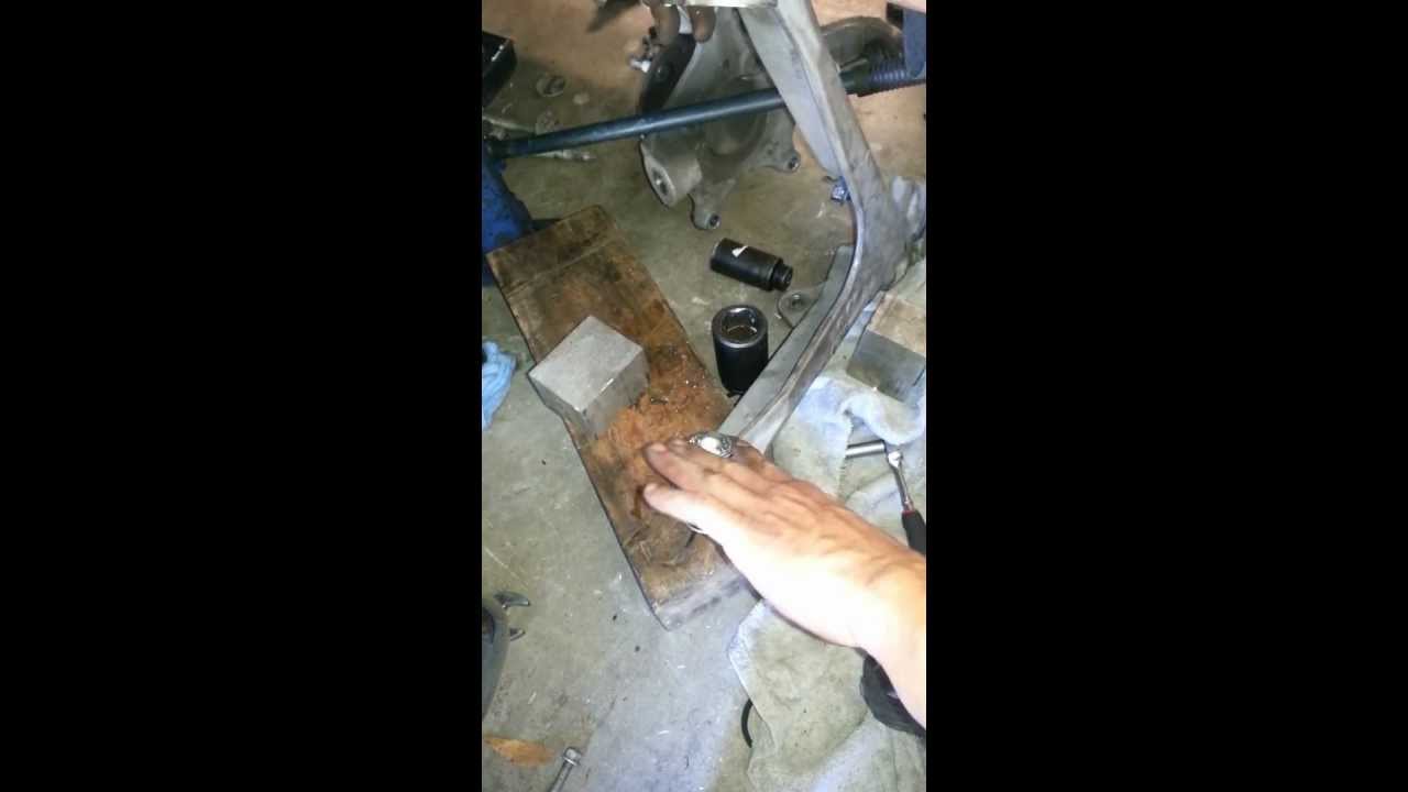 How to remove old C5 corvette bushings