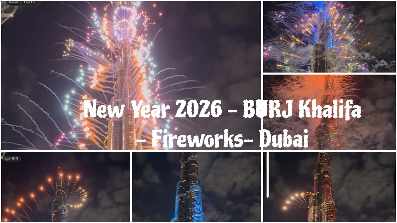 BURJ KHALIFA | Firework | NEW YEAR 2026 | DUBAI | #burjkhalifa 