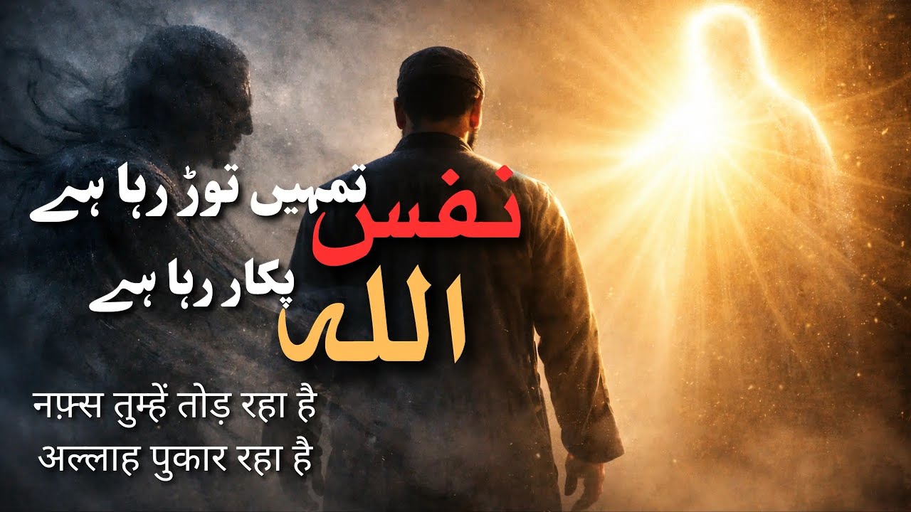 Nafs Tumhein Tor Raha Hai, Aur Allah Pukar Raha Hai | Raaz-e-Dard #nafs #allah #islamicvideo #