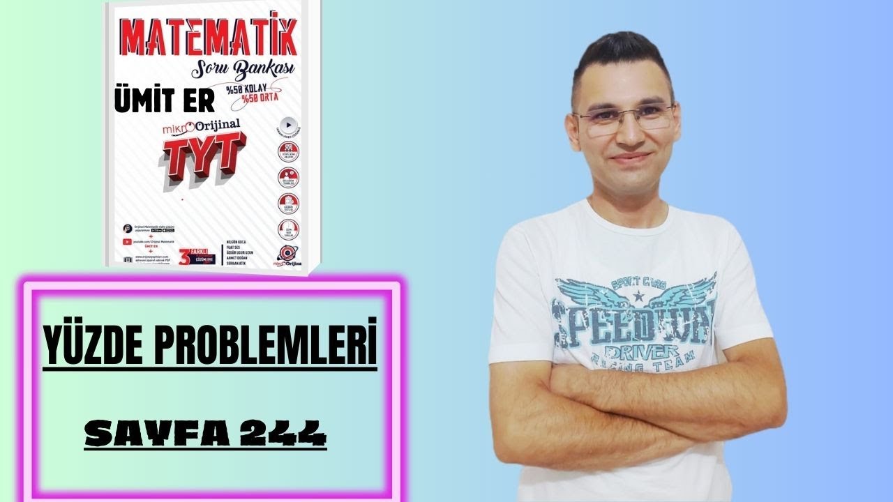 MİKRO TYT SORU BANKASI  |YÜZDE PROBLEMLERİ|  SAYFA 244    | @umiter55  #yks2024 #kamp