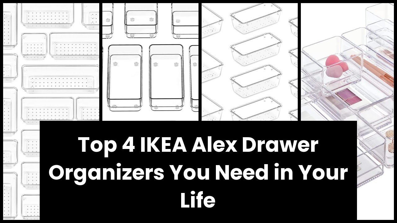 IKEA ALEX DRAWER ORGANIZERS: Top 4 IKEA Alex Drawer Organizers You Need in Your Life ✓