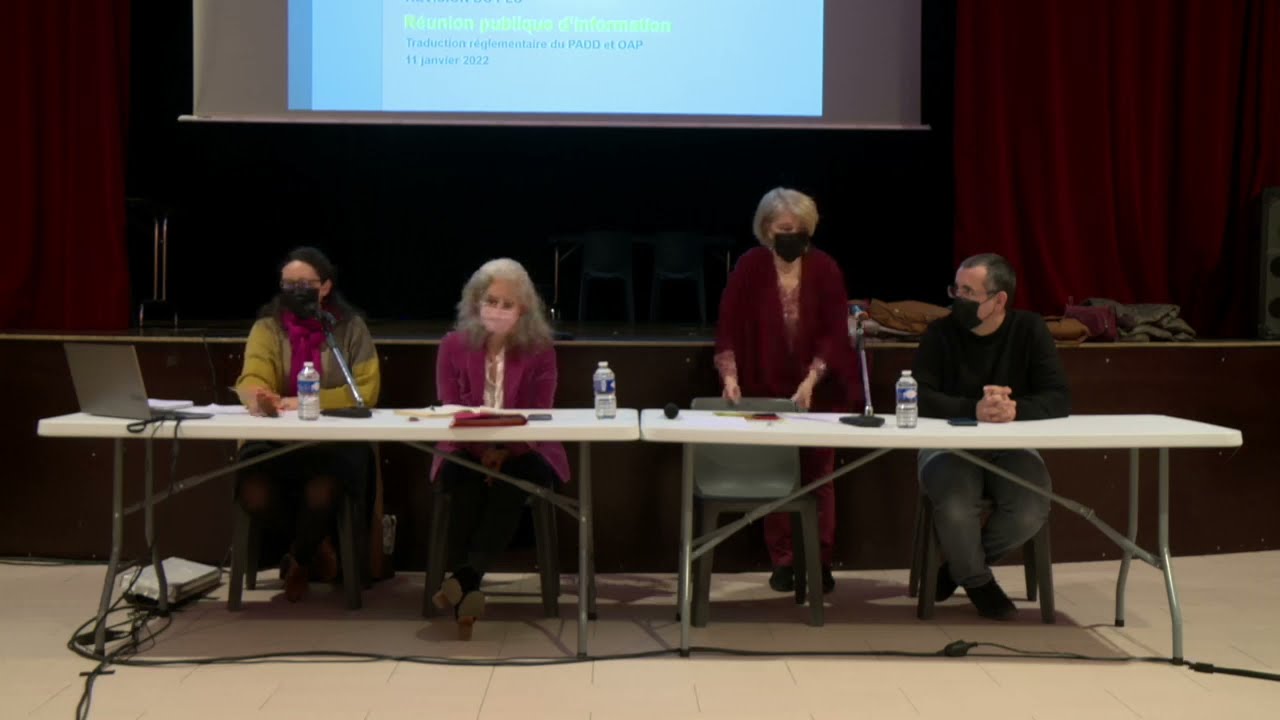 Réunion publique – Présentation du Plan Local d’Urbanisme PLU