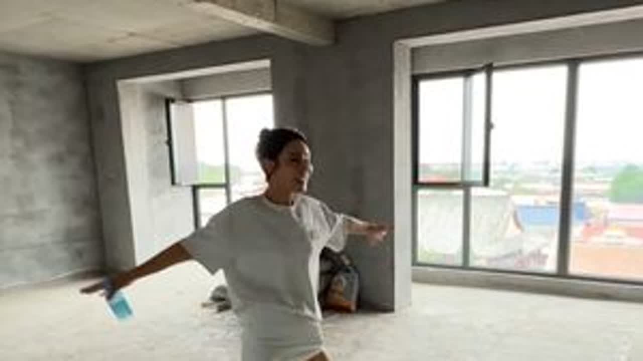 市里叫房子 老家才叫家 姐妹们给点建议 让崔崔避避坑#毛坯房 #一镜到底 #装修日记vlog #日常分享 #夫妻日常