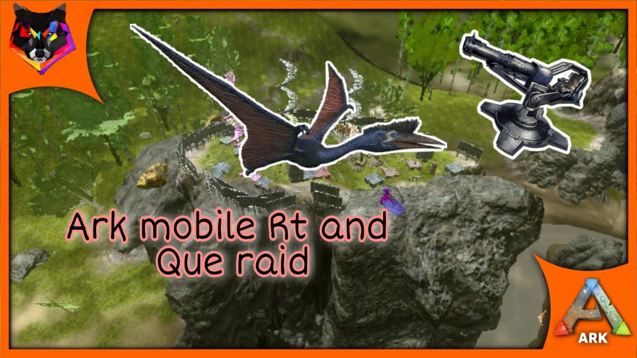 Ark Mobile raid with RT and Quetzal |ark mobile raid türkçe|