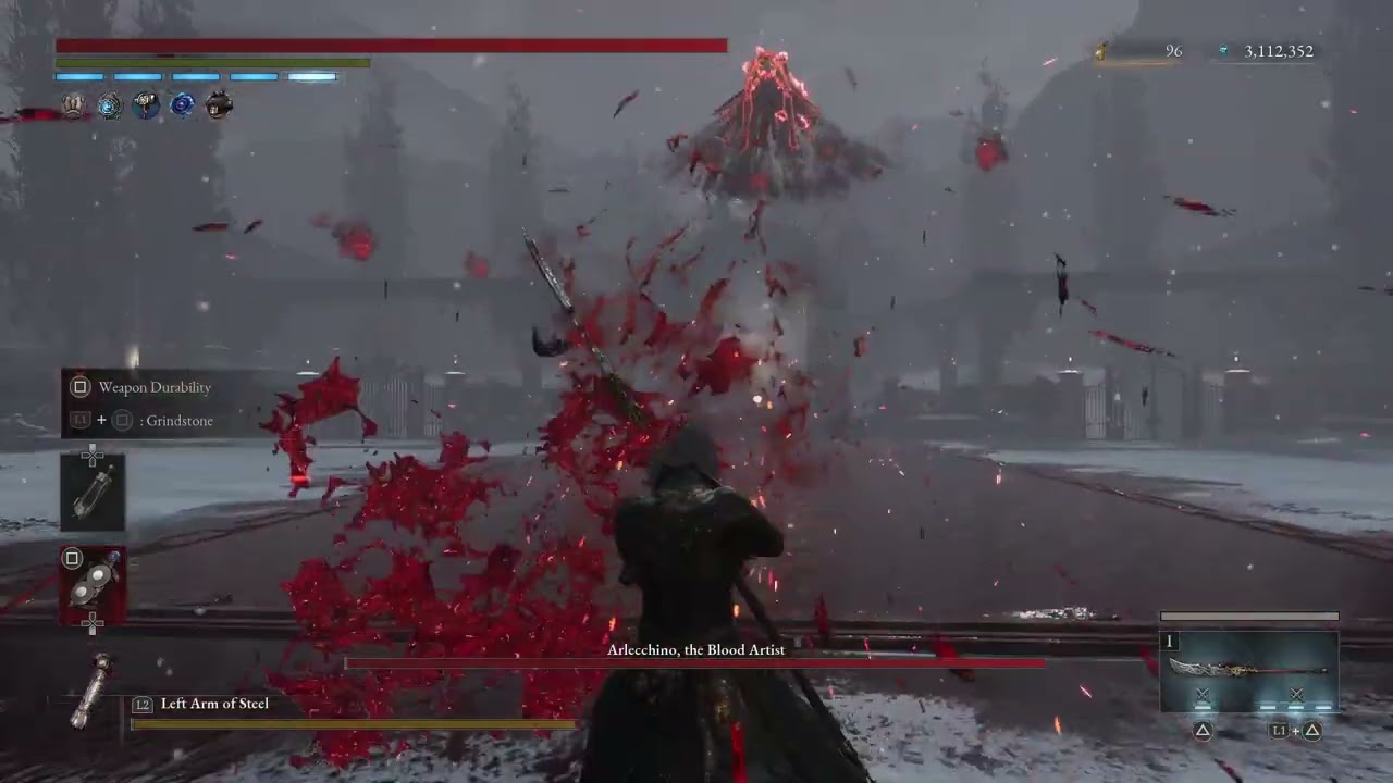 Hitless Difficulty 5 Arlecchino with the Azure Dragon Crescent Glaive