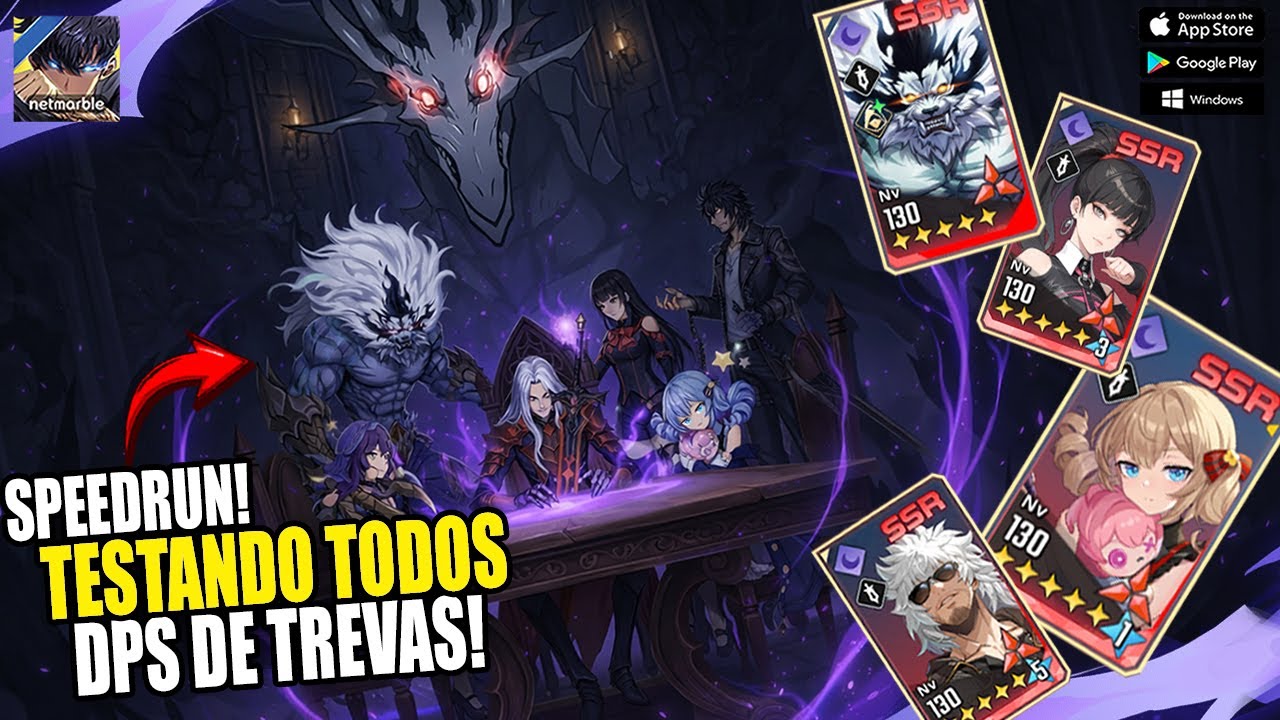 IGRIS COM TODOS DPS DE TREVAS VS KAISELLIN POSS20 - SOLO LEVELING ARISE