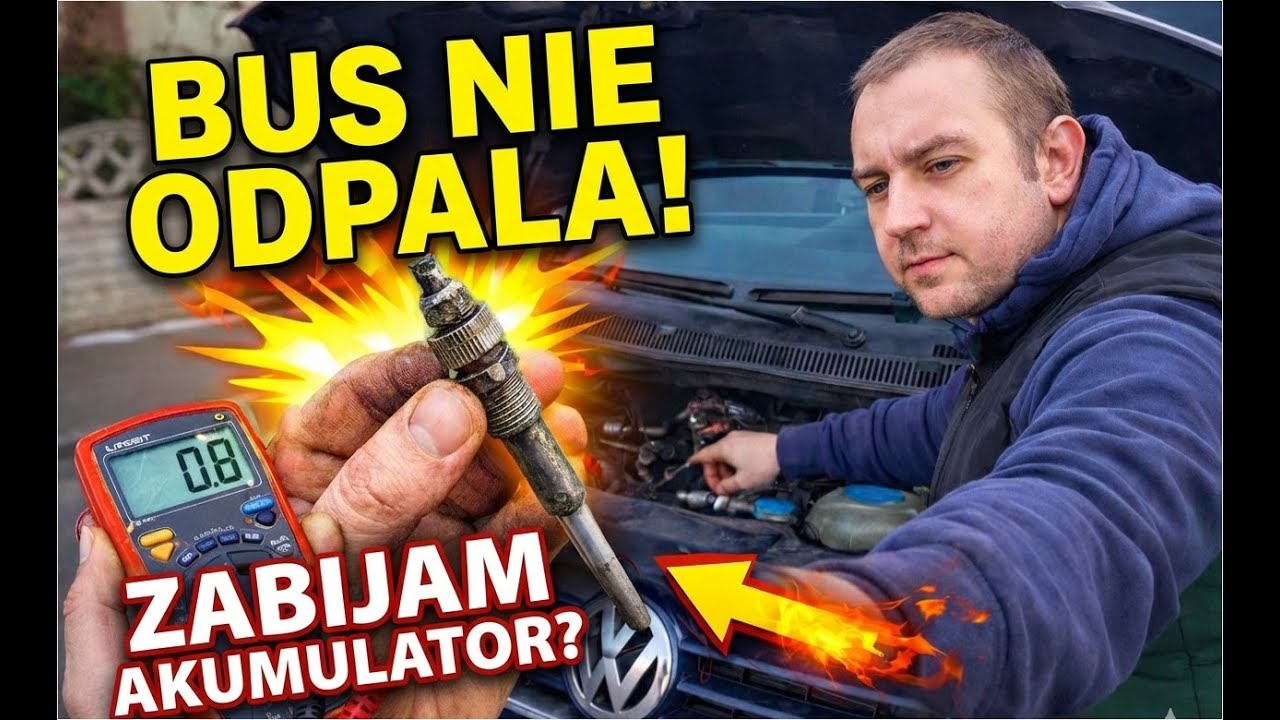 Bus nie odpala i akumulator umiera… Czy moje 1.9 TDI przeżyje tę zimową masakrę?!