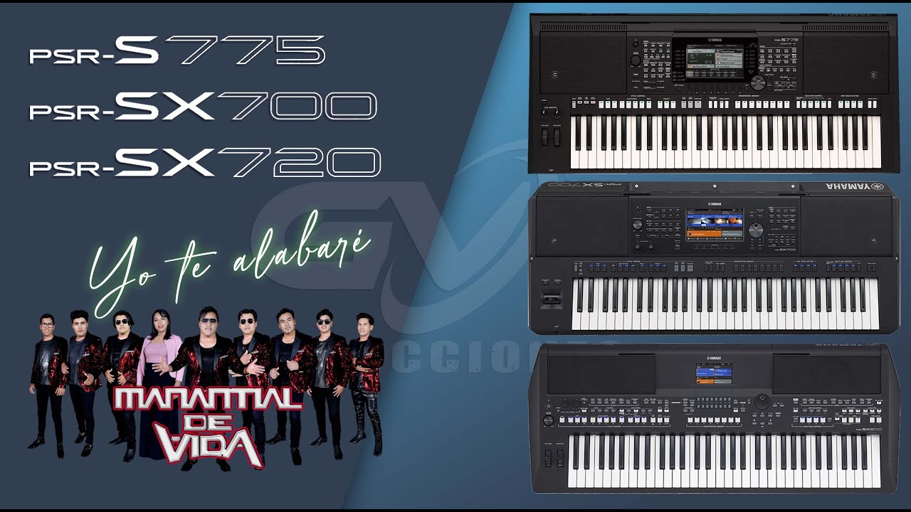 Manantial de Vida - Yo te alabare - Ritmo YAMAHA PSR SX 700