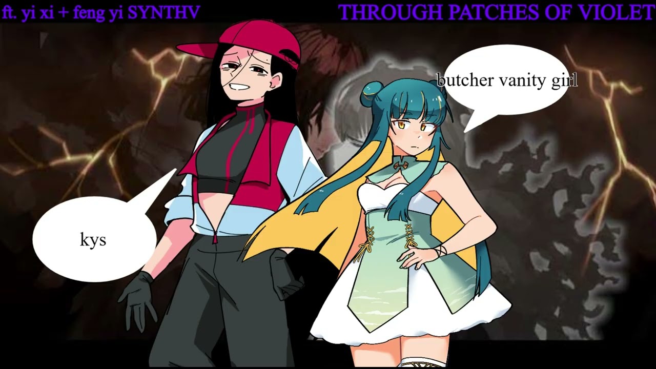 through patches of violet cover with yi xi and feng yi