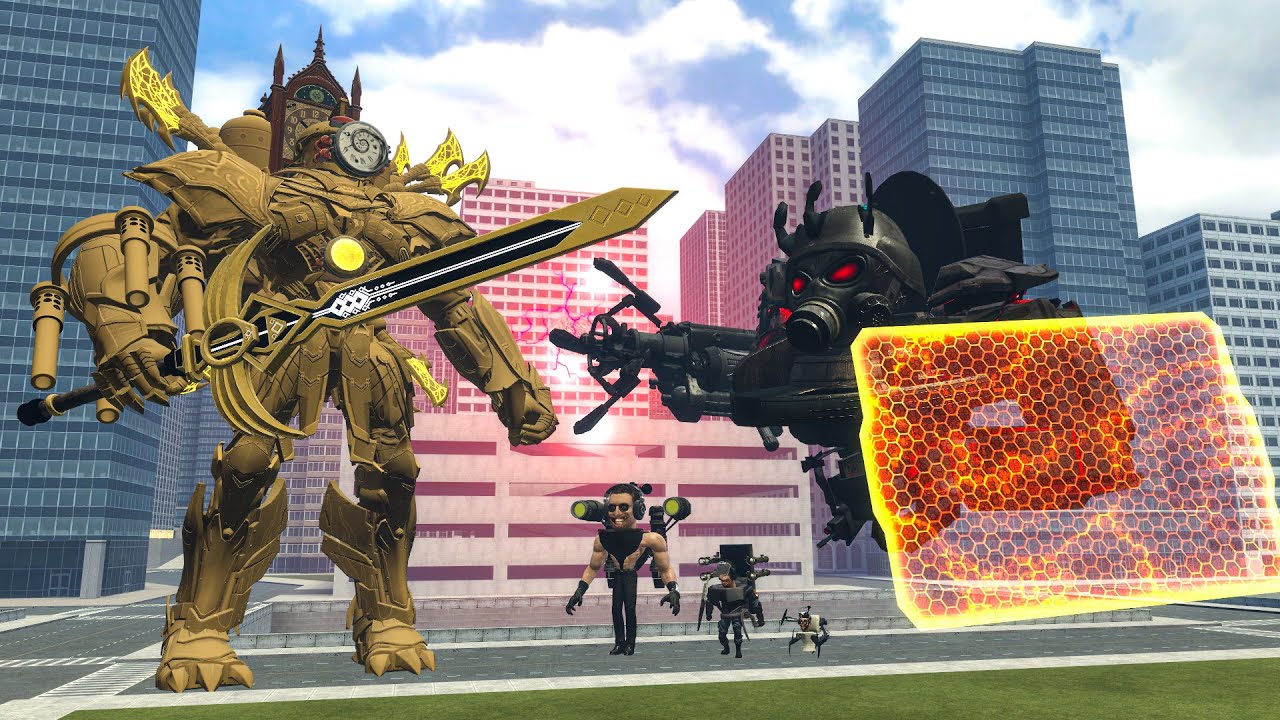 NEW UPGRADED TITAN CLOCKMAN VS ASTRO JUGGERNAUT SKIBIDI TOILET AND OTHER BOSSES In Garry's Mod!