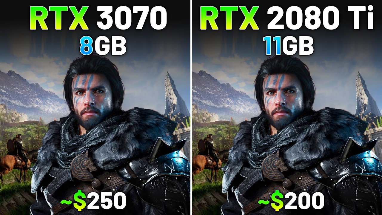 RTX 3070 против RTX 2080 Ti в 2026 году | Тест в 14 играх | 1080p