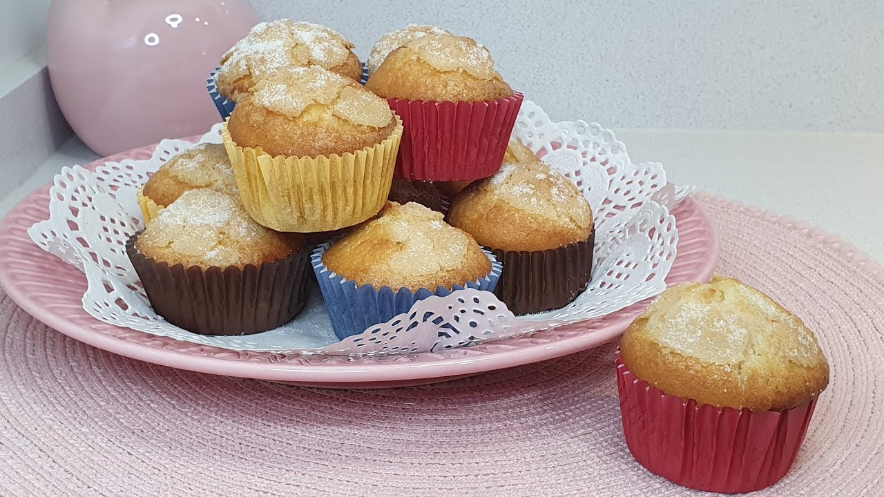 MAGDALENAS RELLENAS DE CREMA DE AVELLANAS #nuberosaylila #magdalenas