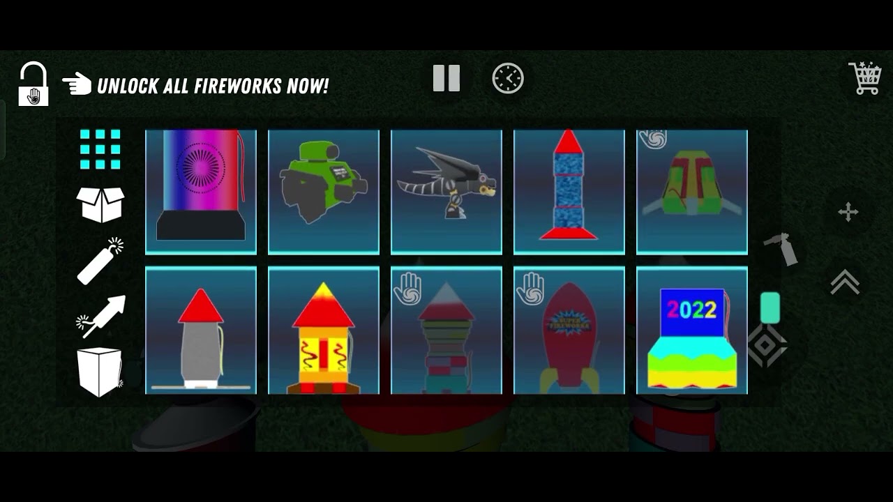 Играем в Fireworks simulator 3D 