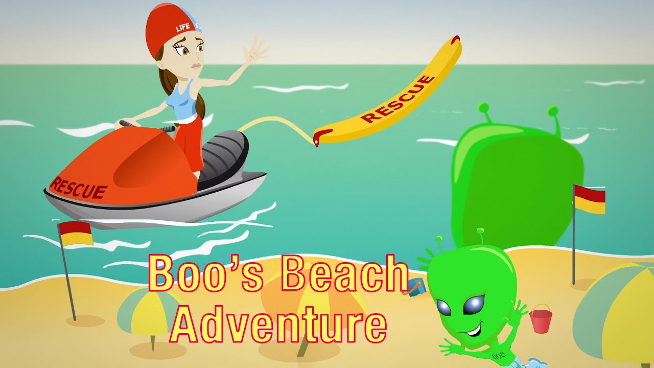 Kids Alive Cartoon - Beach Safety