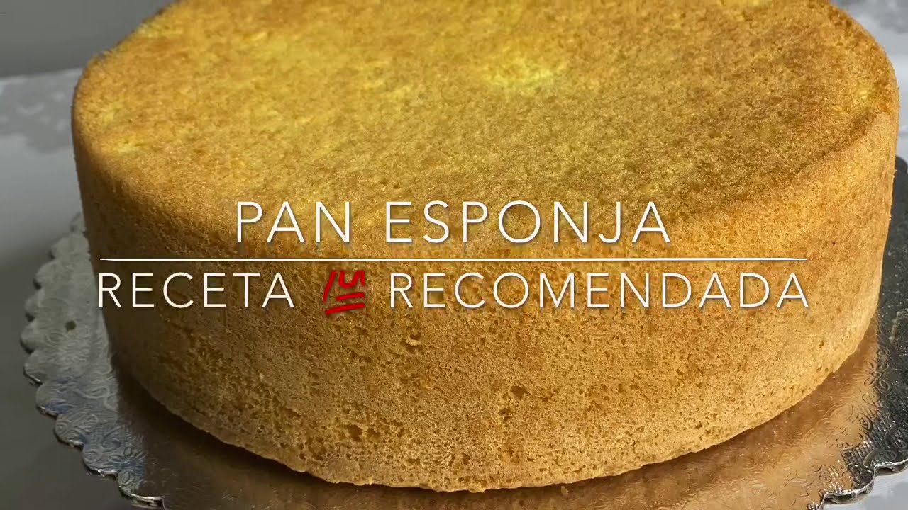 Pan esponja para 3 leches infalible🥰