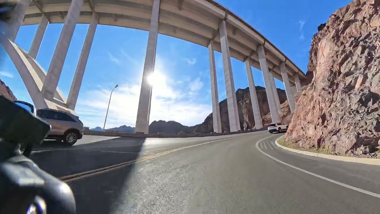 Coming out of Hoover Dam