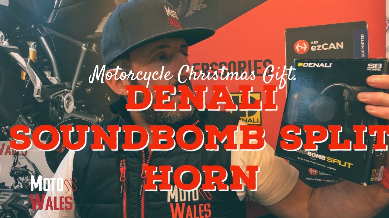 DENALI SOUNDBOMB SPLIT HORN 120dB Dual-Tone Air Horn | THE BEST MOTORCYCLE HORN | #bmwr1300gs