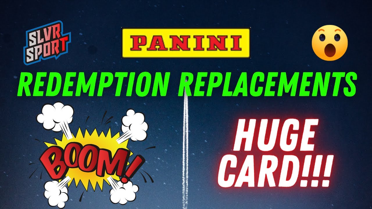 We Got Our Panini Redemption Replacements. 🔥 WOW! 🔥