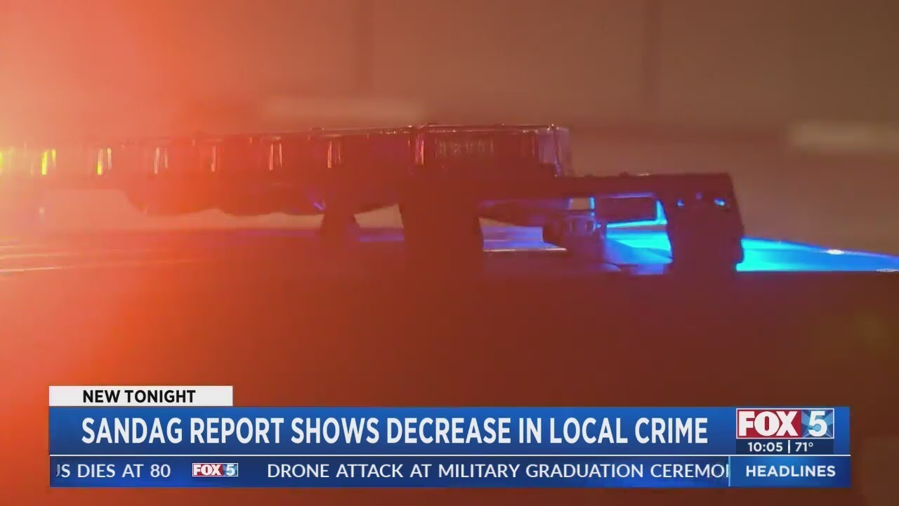 SANDAG Report Shows Decrease In Local Crime