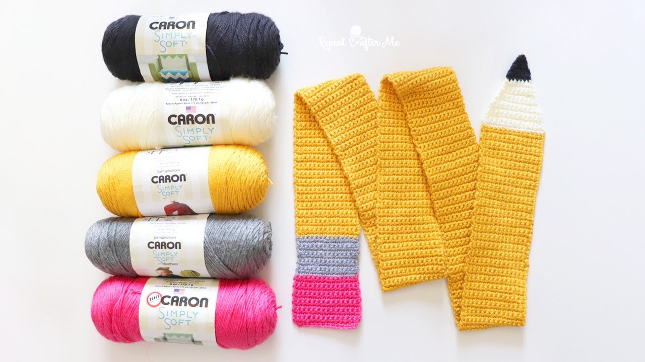 Crochet Pencil Scarf